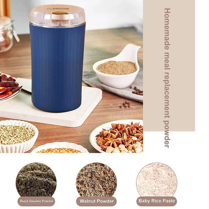 Mini Mixer & Grinder – Powerful Electric Coffee Bean & Spice Grinder for Home & Office