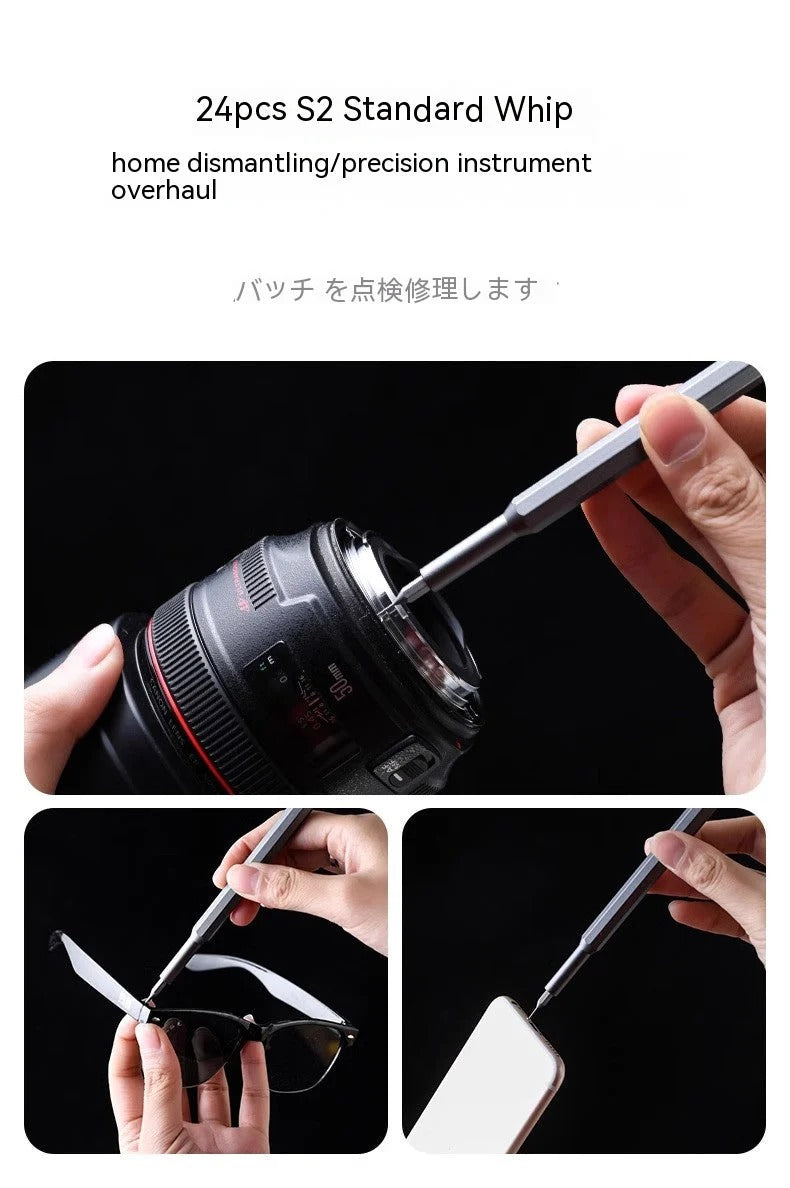 25-in-1 Mini Precision Screwdriver Set - Magnetic Tool Kit for Xiaomi, iPhone, Laptop, Watches, Multi-Purpose with Magnetic Screwdriver Bits